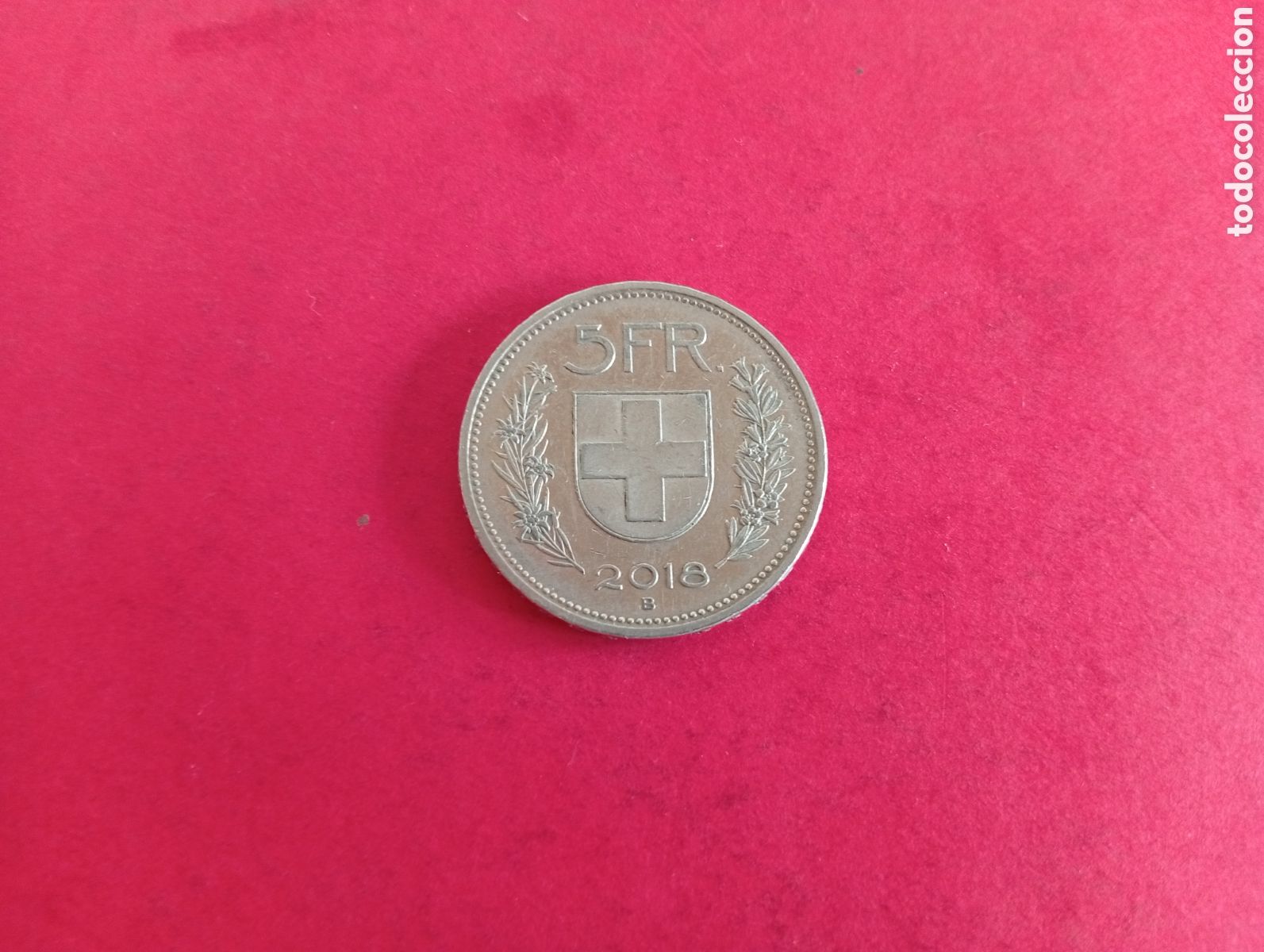 Monedas antiguas de Europa: 5 francos de Suiza 2018