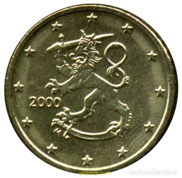 Monedas antiguas de Europa: 724 FINLANDIA 2000 50 CTS 2000 DE CARTUCHO