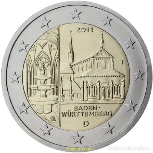 Monedas antiguas de Europa: 3422 ALEMANIA 2013 MONEDA CONMEMORATIVA 2 EUROS ALEMANIA 2013 BADEN-WURTTEMBERG