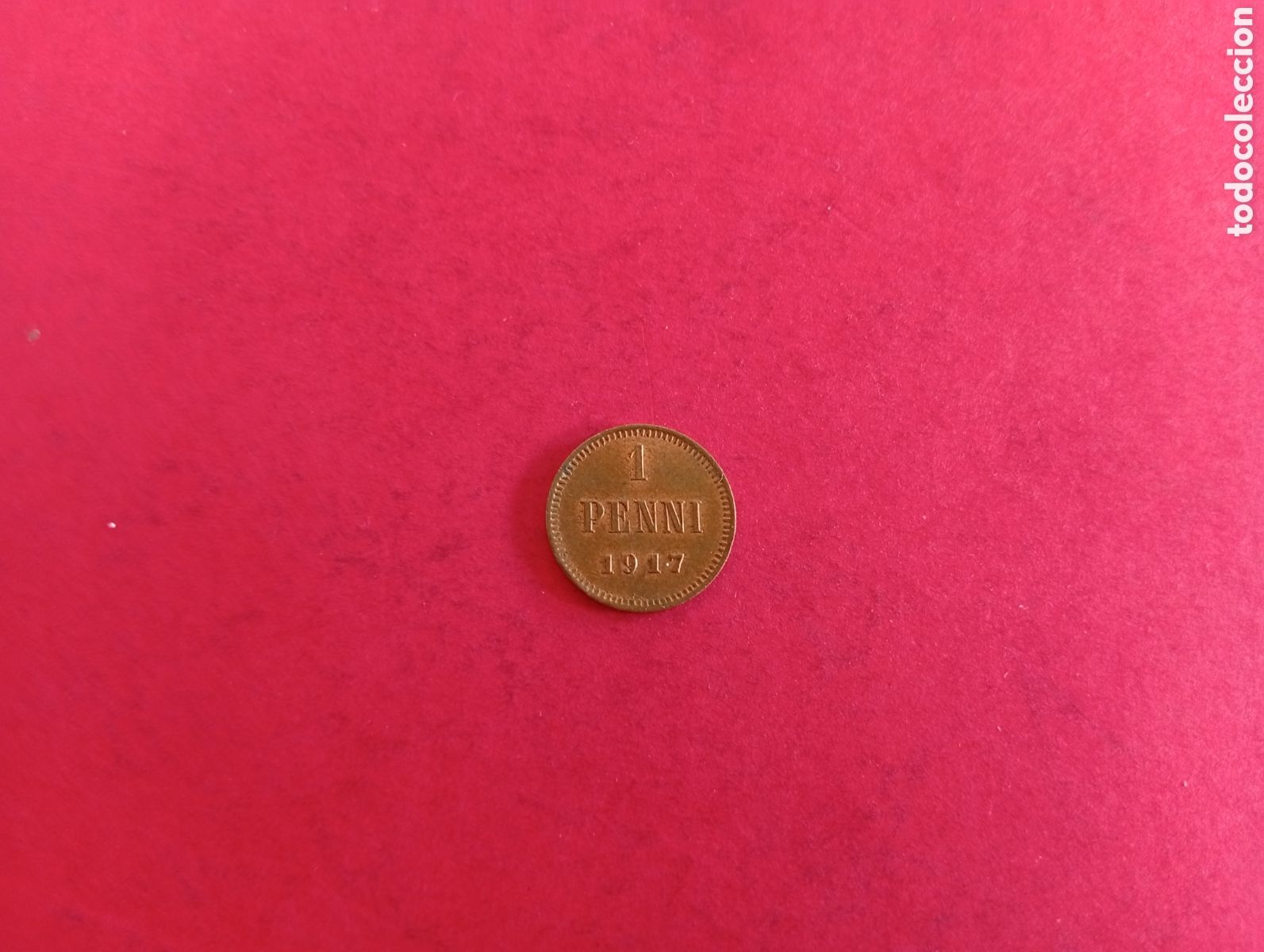 Monedas antiguas de Europa: 1 penni de Finlandia 1917