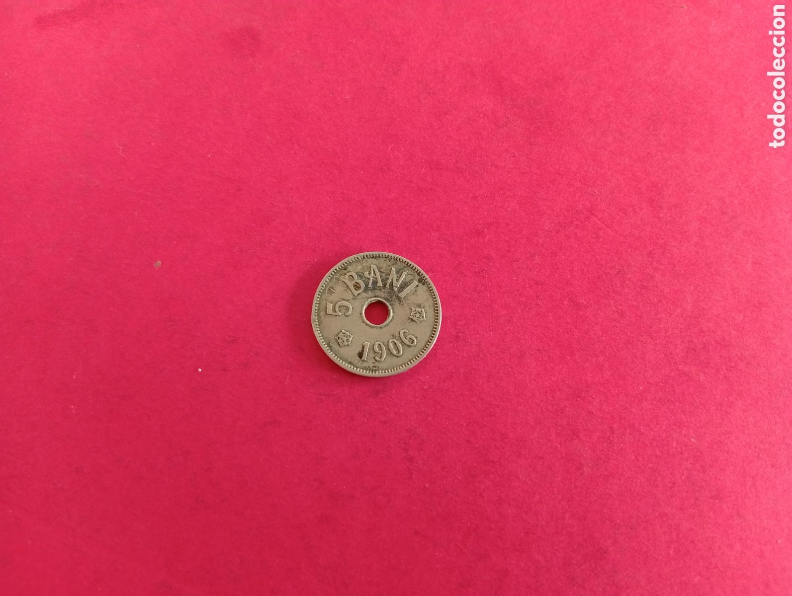 Monedas antiguas de Europa: 5 Bani de Ruman&iacute;a 1906