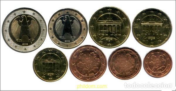 Monedas antiguas de Europa: 3396 ALEMANIA FEDERAL 2002 TIRA EUROS 2002 ALEMANIA G