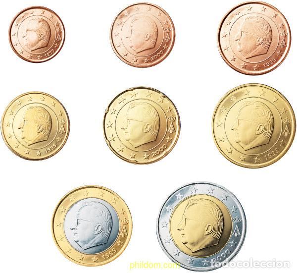 Monedas antiguas de Europa: 3381 BELGICA 1999 TIRA EUROS DIFERENTES A&Ntilde;OS