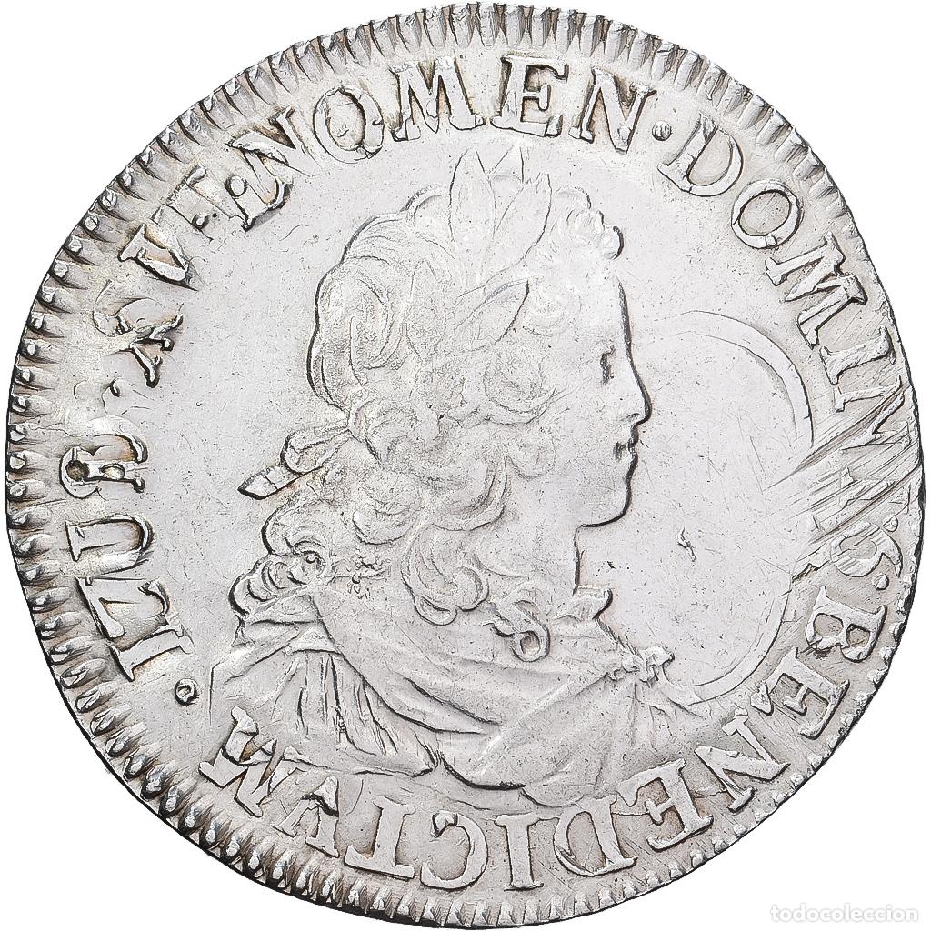Monedas antiguas de Europa: [#1202859] Francia, Louis XV, &Eacute;cu de France, 1721, Nantes, Plata, MBC, Gadoury:319