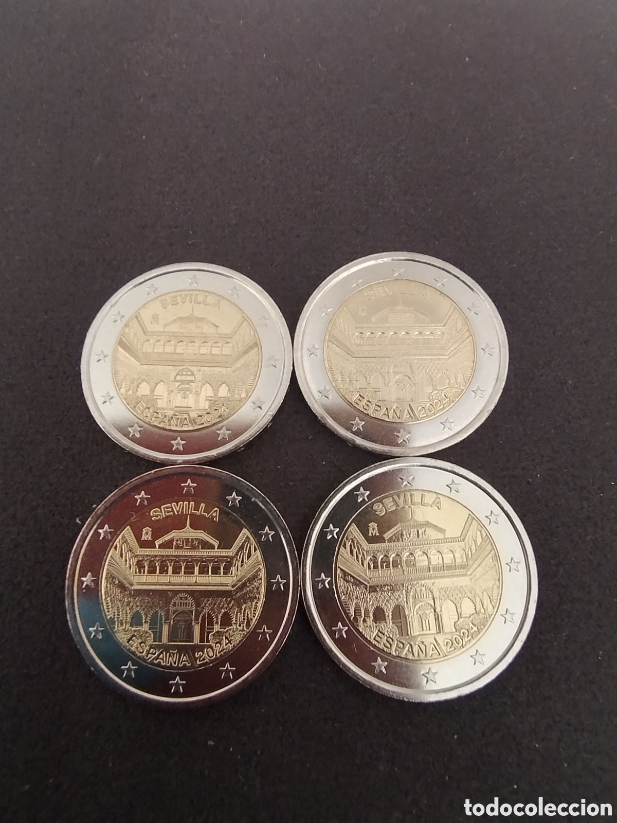 Monedas antiguas de Europa: Lote monedas 2 euros 2024 sevilla