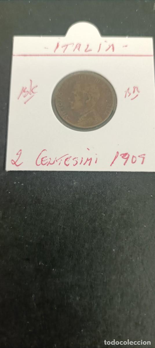 Monedas antiguas de Europa: ITALIA 2 CENTESIMI 1909 BC KM=41 (BRONCE)
