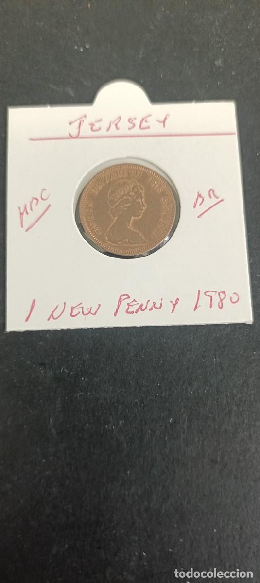 Monedas antiguas de Europa: JERSEY 1 NEW PENNY 1980 MBC KM=30 (BRONCE)