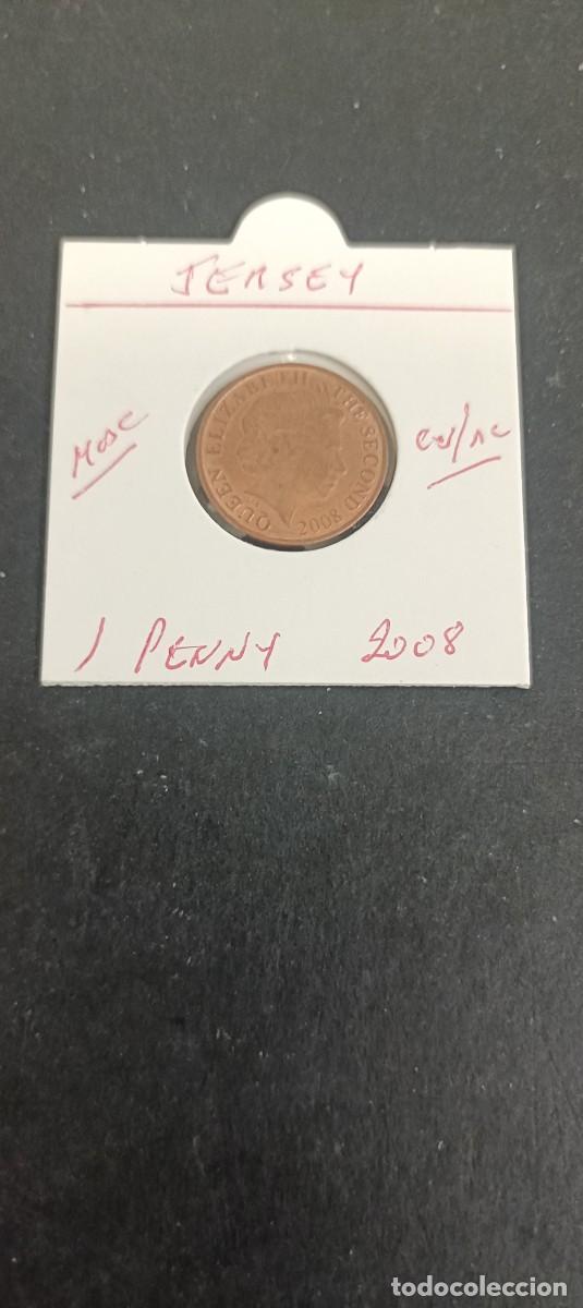 Monedas antiguas de Europa: JERSEY 1 PENNY 2008 MBC KM=103 (COBRE-ACEO)