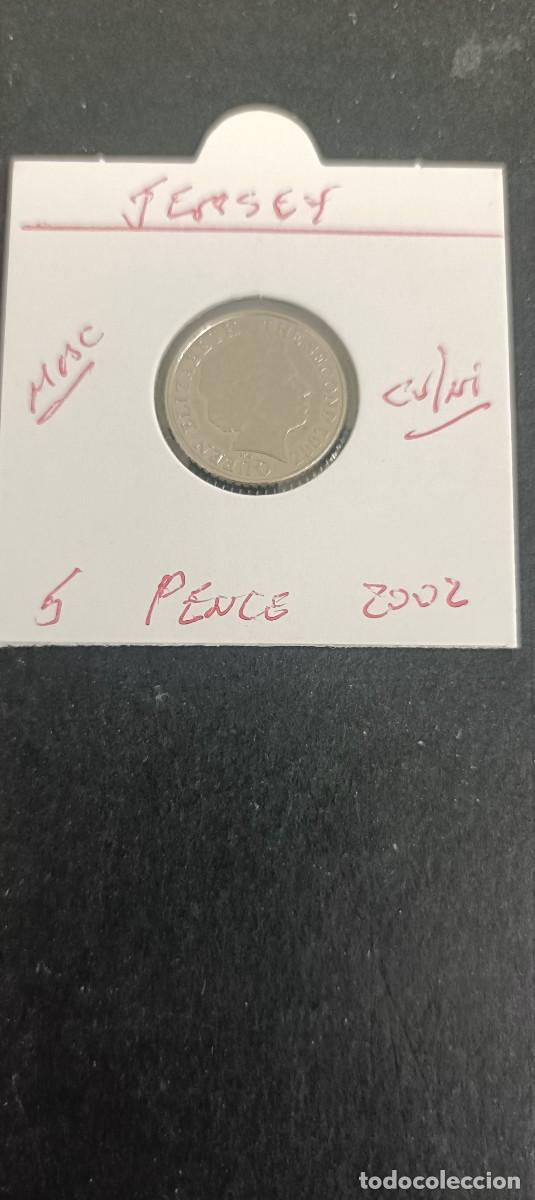 Monedas antiguas de Europa: JERSEY 5 PENCE 2002 MBC KM=105 (CUPRONIQUEL)