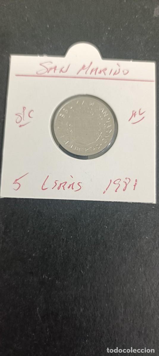 Monedas antiguas de Europa: SAN MARINO 5 LIRAS 1981 S/C KM=118 (ALUMINIO)