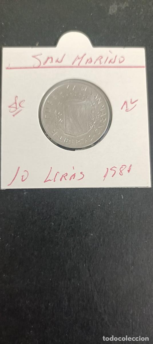 Monedas antiguas de Europa: SAN MARINO 10 LIRAS 1981 S/C KM=119 (ALUMINIO)