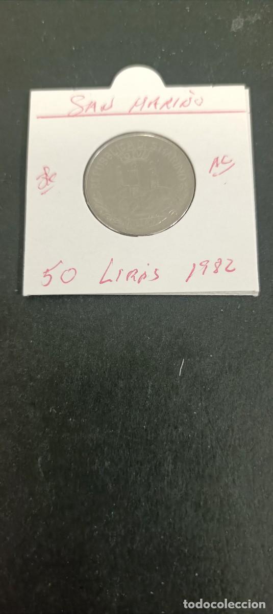 Monedas antiguas de Europa: SAN MARINO 50 LIRAS 1982 S/C KM=136 (ACERO)