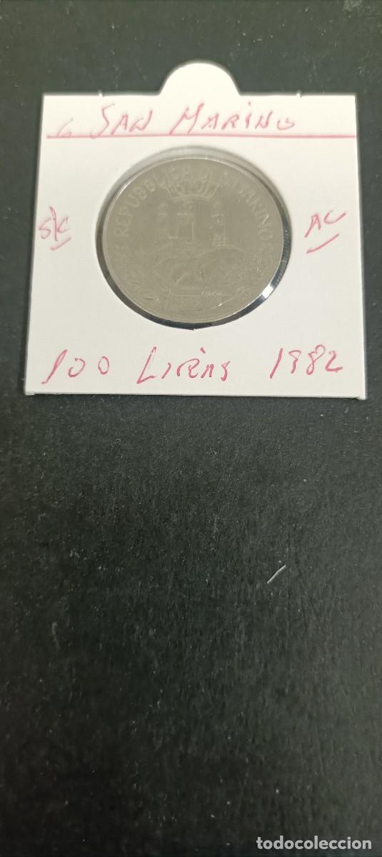 Monedas antiguas de Europa: SAN MARINO 100 LIRAS 1982 S/C KM=137 (ACERO)