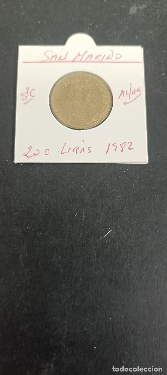 Monedas antiguas de Europa: SAN MARINO 200 LIRAS 1982 S/C KM=138 (ALUMIO-BRONCE)