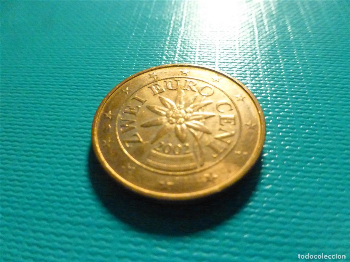 Monedas antiguas de Europa: Moneda 2 C&eacute;ntimos de Euro CTS. &euro; - Acero tratado simulando cobre - A&ntilde;o 2002 - Austria