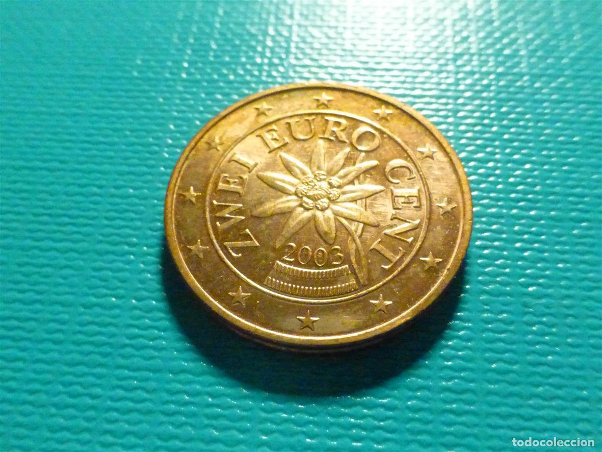 Monedas antiguas de Europa: Moneda 2 C&eacute;ntimos de Euro CTS. &euro; - Acero tratado simulando un falso cobre - A&ntilde;o 2003 - Austria