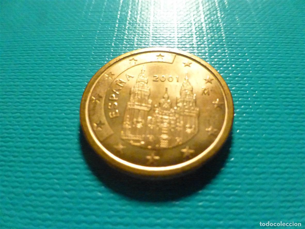 Monedas antiguas de Europa: Moneda 2 C&eacute;ntimos de Euro CTS. &euro; - Acero tratado simulando un falso cobre - A&ntilde;o 2001 - Espa&ntilde;a