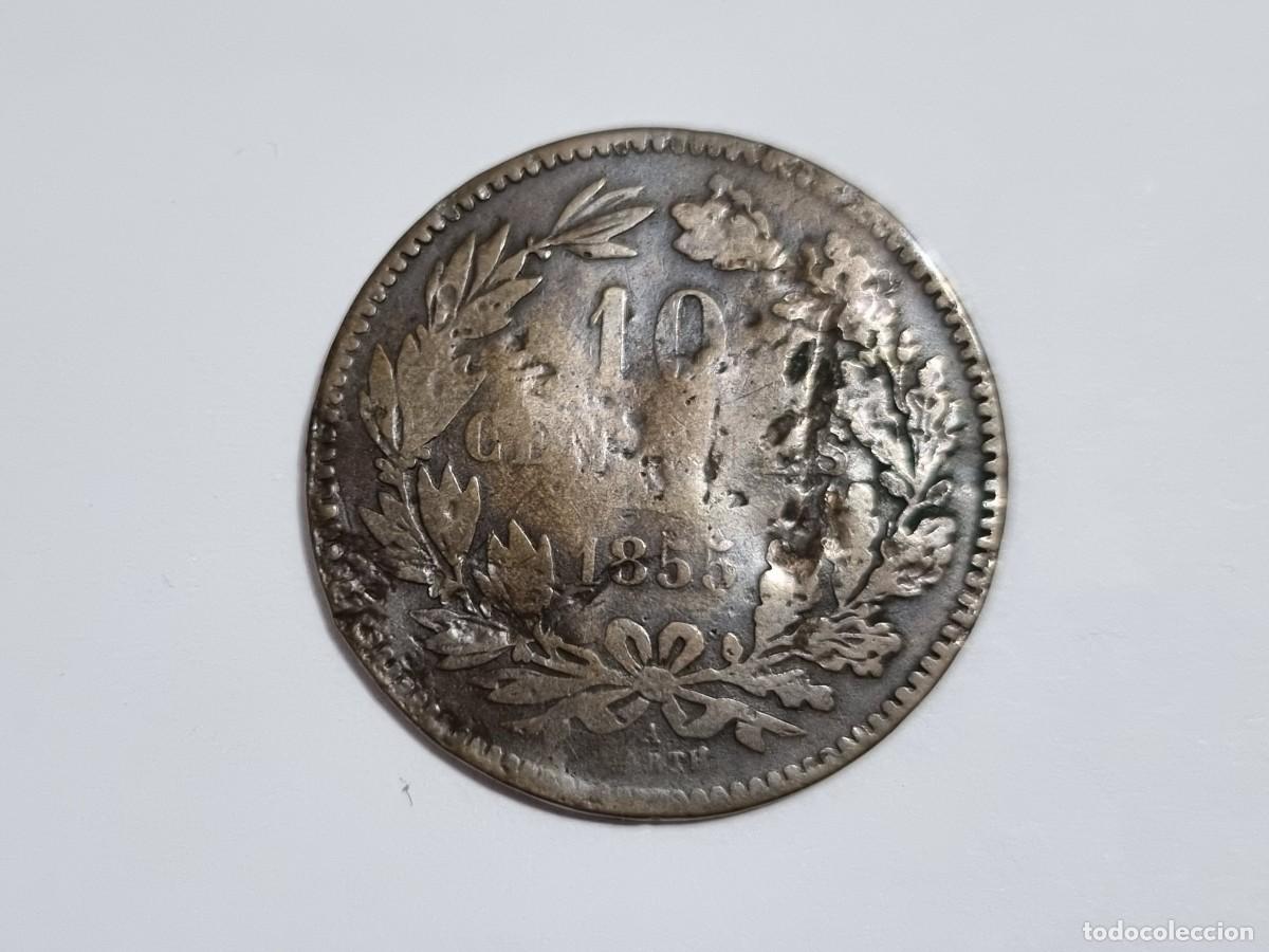 Monedas antiguas de Europa: Antigua Moneda Luxemburgo 10 Centimos 1855 Coleccionista