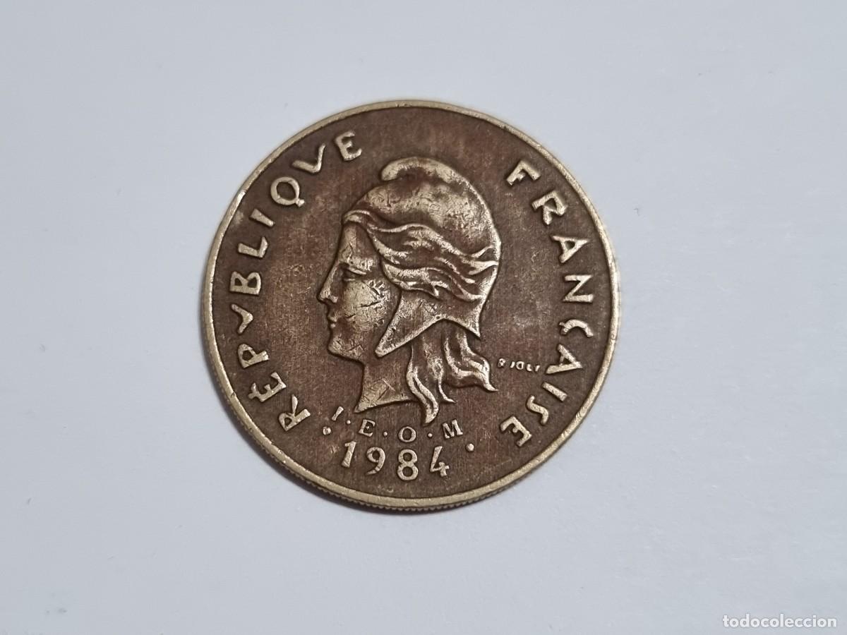 Monedas antiguas de Europa: Moneda Republica Francesa Francia Polinesia 100 Francos 1984 Coleccionista