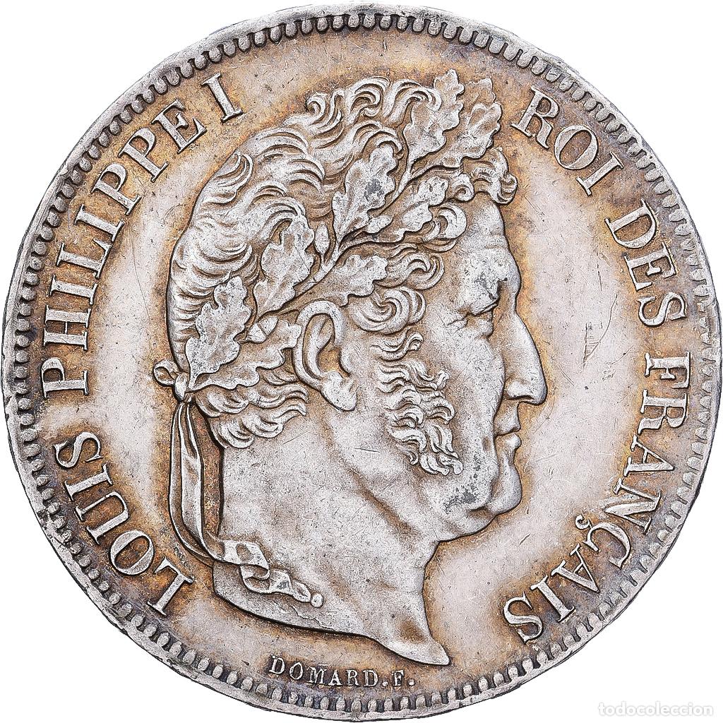 Monedas antiguas de Europa: [#1202841] Francia, 5 Francs, Louis-Philippe, 1832, Paris, Plata, MBC+, KM:749.1