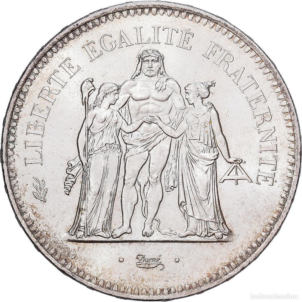 Monedas antiguas de Europa: [#1213938] Francia, 50 Francs, Hercule, 1975, Paris, Plata, SC, KM:941.1
