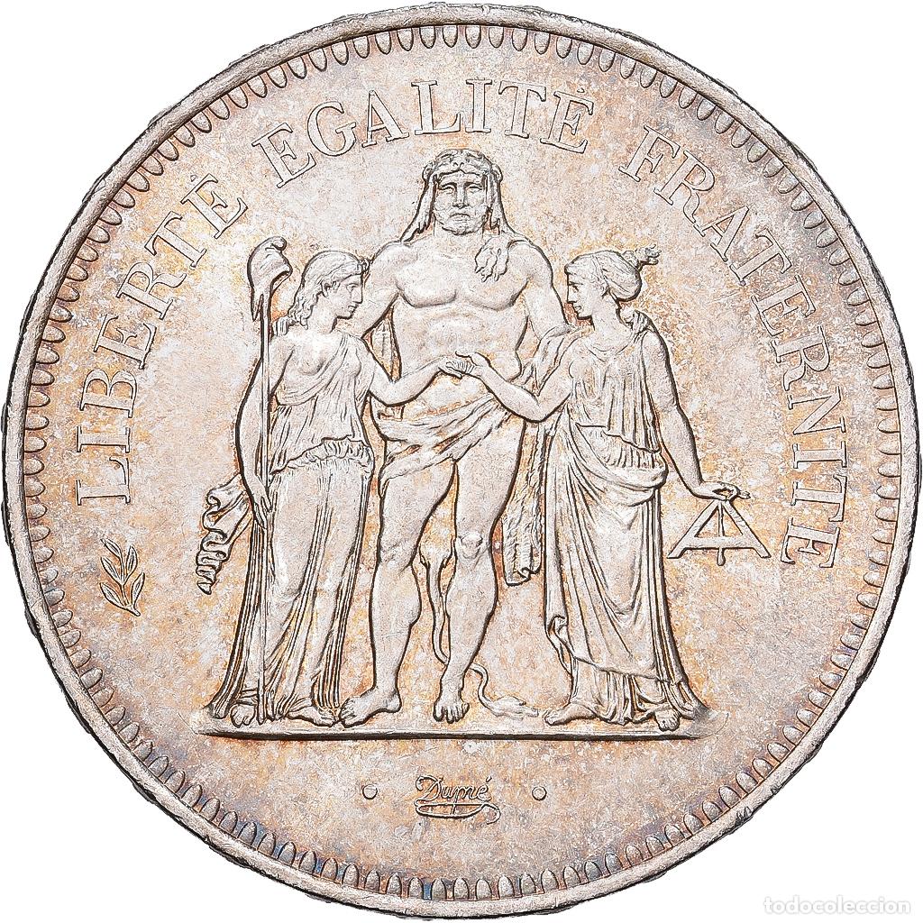 Monedas antiguas de Europa: [#1213941] Francia, 50 Francs, Hercule, 1978, Paris, Plata, SC, KM:941.1