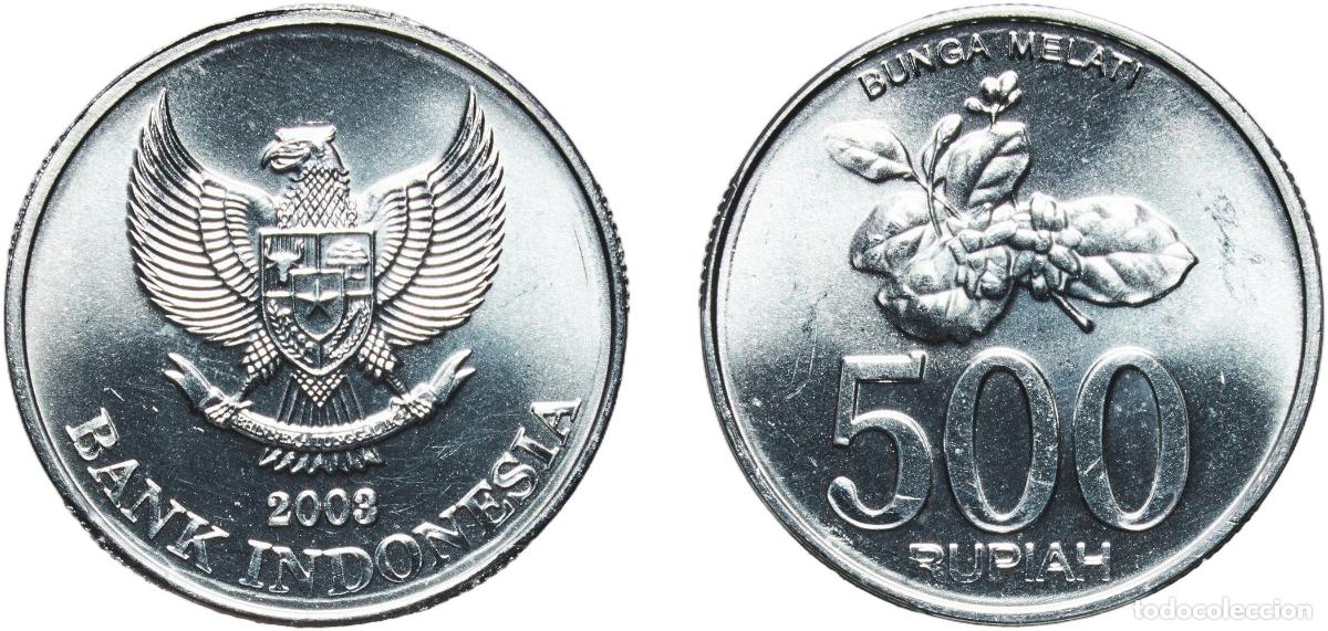 Monedas antiguas de Europa: Indonesia Republic 2003 500 Rupiah Aluminium Perum Peruri Mint 3.13g UNC KM 67 Sch&ouml;n 53