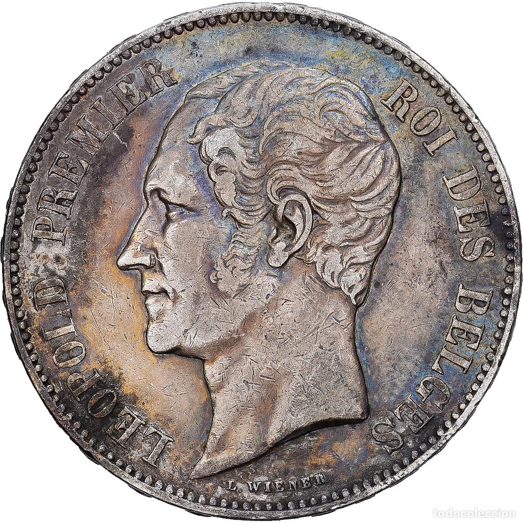 Monedas antiguas de Europa: [#1213952] B&eacute;lgica, Leopold I, 5 Francs, 5 Frank, 1852, Bruxelles, Plata, MBC, KM:17