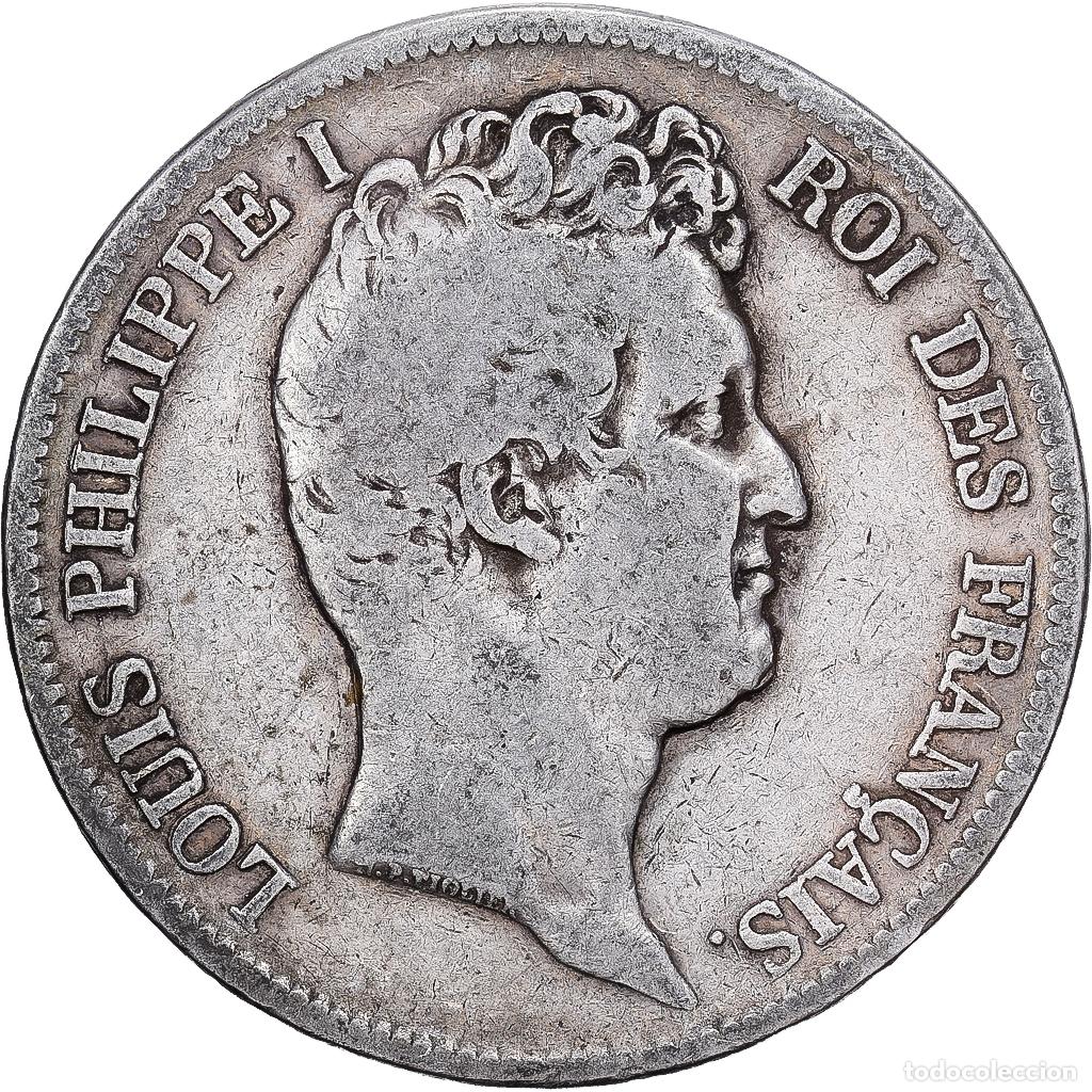 Monedas antiguas de Europa: [#1213970] Francia, 5 Francs, Louis-Philippe, 1831, Bayonne, Plata, BC, KM:735.8