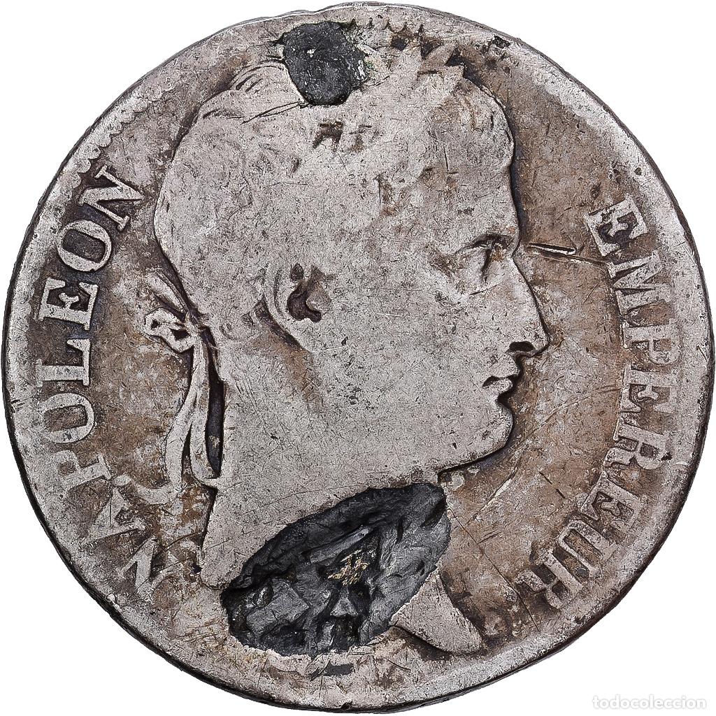 Monedas antiguas de Europa: [#1213974] Francia, 5 Francs, Napol&eacute;on I, 1811, Marseille, Plata, RC, KM:694.11