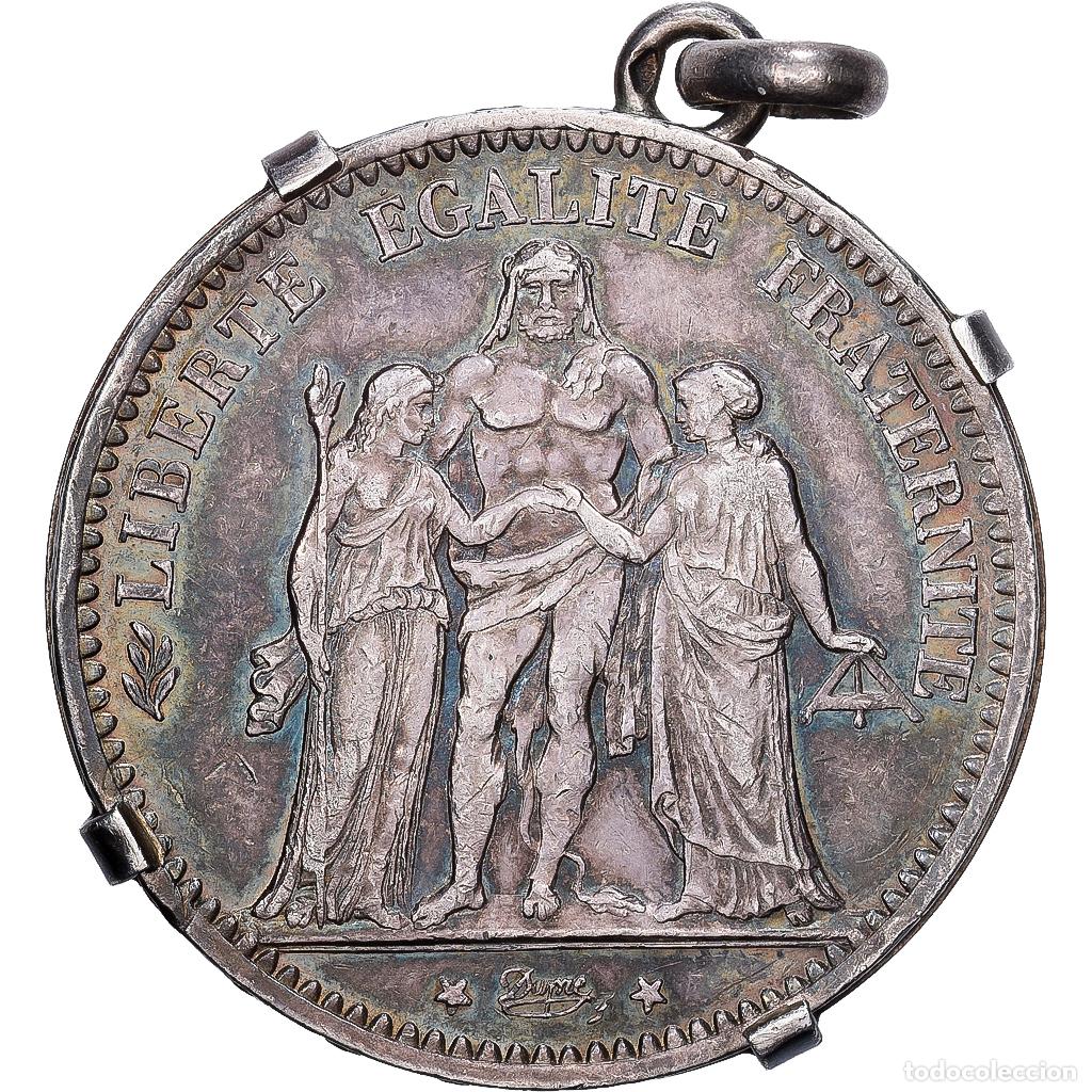 Monedas antiguas de Europa: [#1213975] Francia, 5 Francs, Hercule, 1874, Paris, Plata, BC+, KM:820.1
