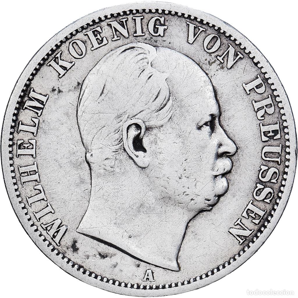 Monedas antiguas de Europa: [#1117841] Kingdom of Prussia, Wilhelm I, 1 Thaler, 1869, Berlin, Plata, BC+