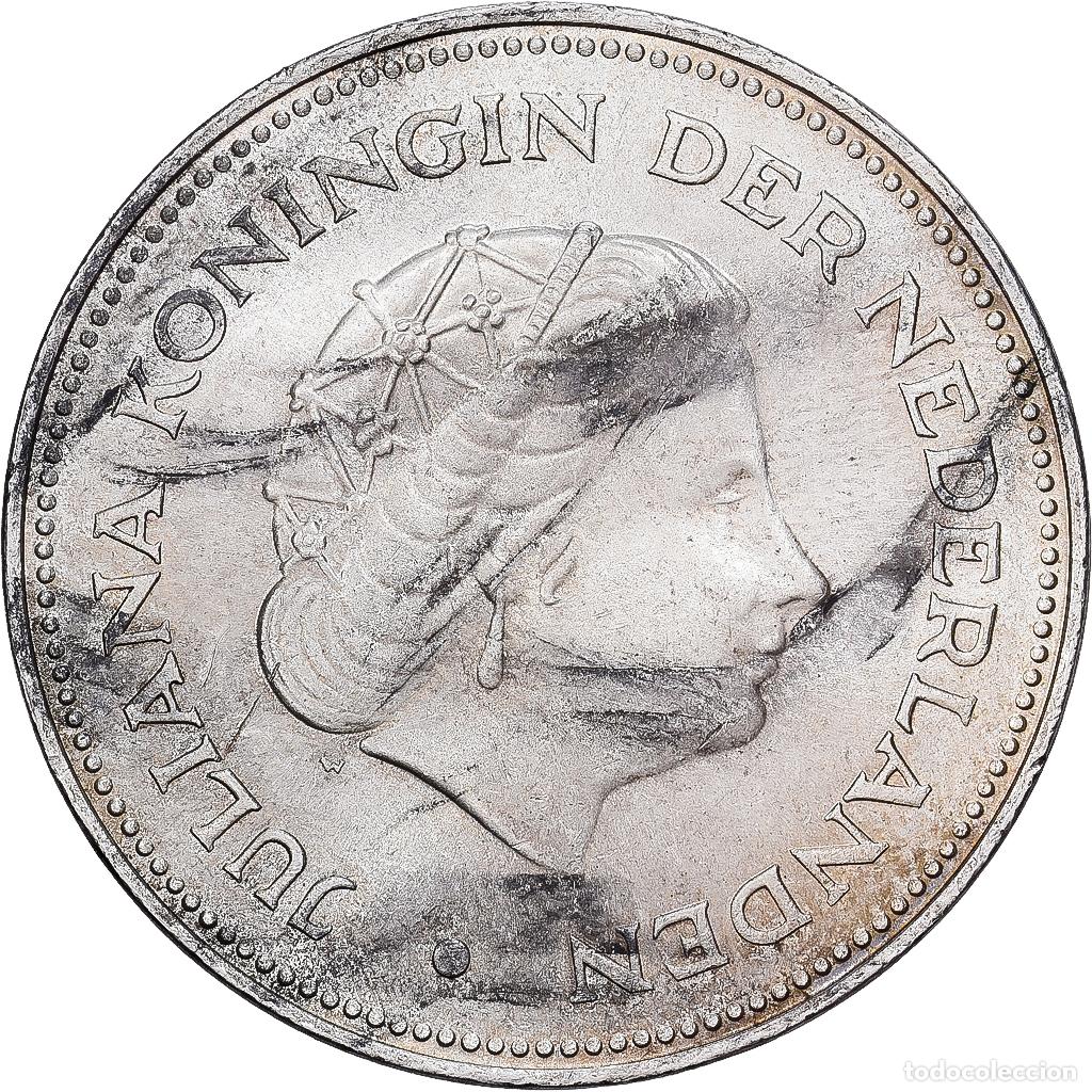 Monedas antiguas de Europa: [#1213954] Pa&iacute;ses Bajos, Juliana, 10 Gulden, 1970, Utrecht, Plata, EBC, KM:195