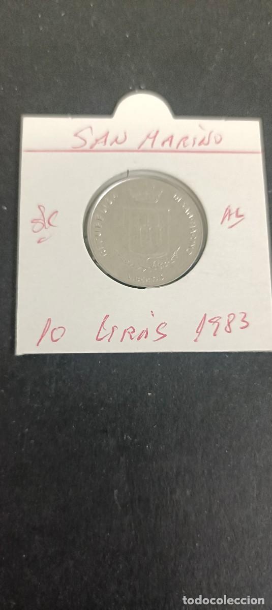 Monedas antiguas de Europa: SAN MARINO 10 LIRAS 1983 S/C KM=148 (ALUMINIO)