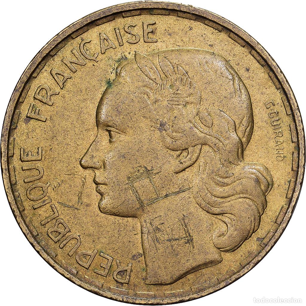 Monedas antiguas de Europa: [#1530002] Francia, 50 Francs, 1953, Beaumont-le-Roger, Aluminio - bronce, BC