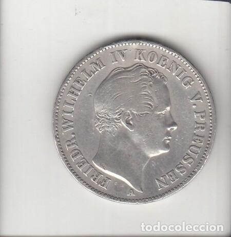 Monedas antiguas de Europa: PRUSIA. Moneda de 1 Thaler de Plata de 1842. MBC.