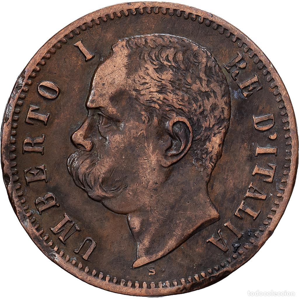 Monedas antiguas de Europa: [#1513117] Italia, Umberto I, 2 Centesimi, 1897, Rome, Cobre, BC+