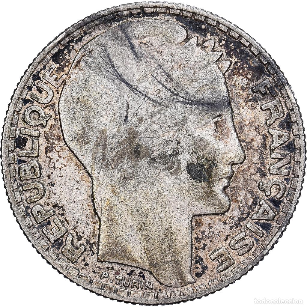 Monedas antiguas de Europa: [#1530012] Francia, 10 Francs, Turin, 1932, Paris, Plata, MBC, Gadoury:801, KM:878