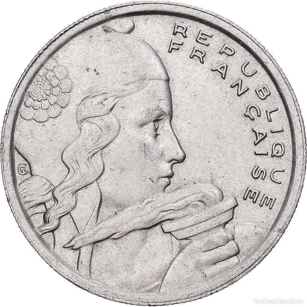 Monedas antiguas de Europa: [#1530005] Francia, 100 Francs, Cochet, 1954, Beaumont - Le Roger, Cobre - n&iacute;quel, BC+