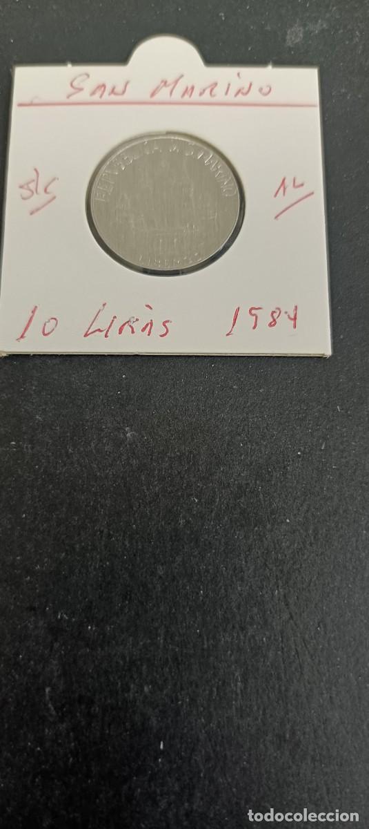 Monedas antiguas de Europa: SAN MARINO 10 LIRAs 1984 S/C KM=162 (ALUMINIO)