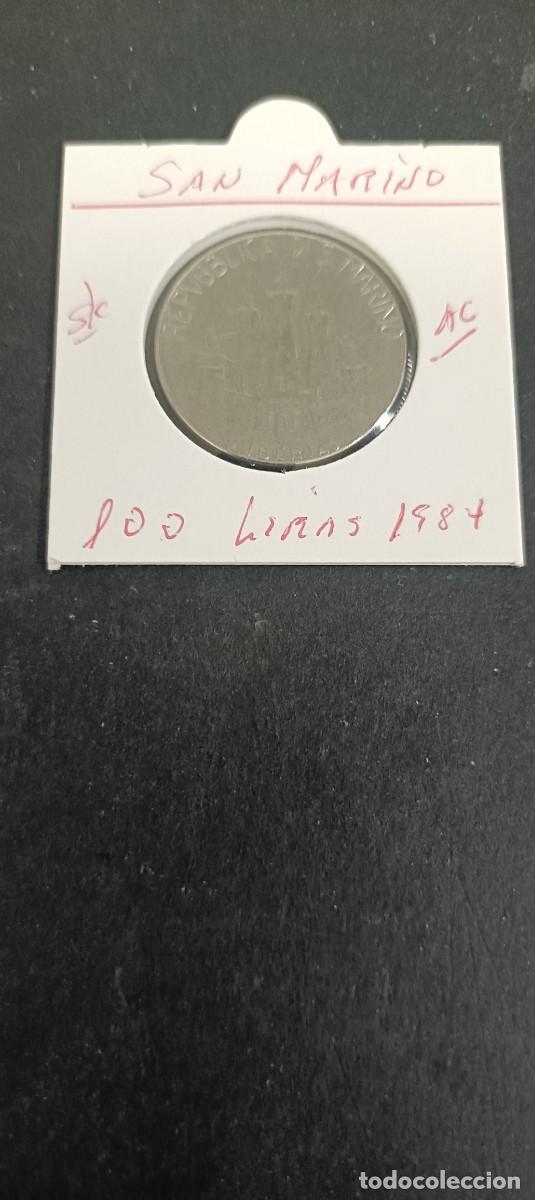 Monedas antiguas de Europa: SAN MARINO 100 LIRAS 1984 S/C KM=165 (ACERO)