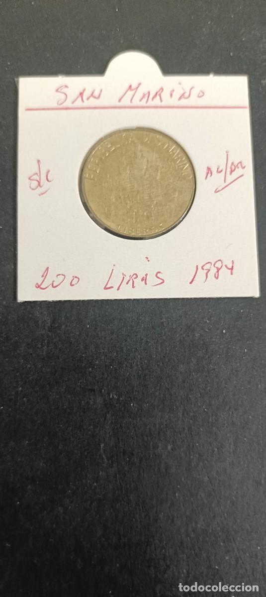Monedas antiguas de Europa: SAN MARINO 200 LIRAS 1984 S/C KM=166 (ALUMINIO-BRONCE)