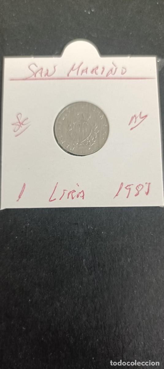 Monedas antiguas de Europa: SAN MARINO 1 LIRA 1987 S/C KM=201 (ALUMINIO)