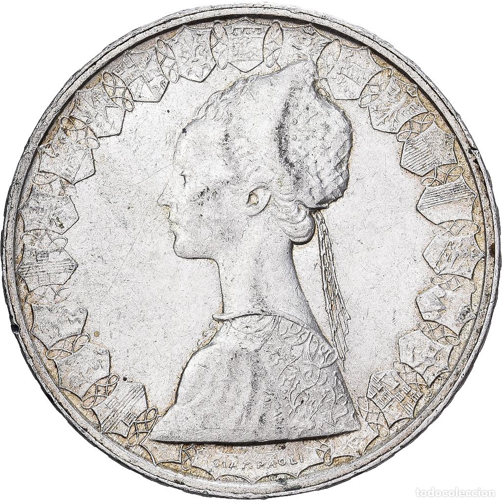 Monedas antiguas de Europa: [#1530036] Italia, 500 Lire, 1960, Rome, Plata, BC+, KM:98