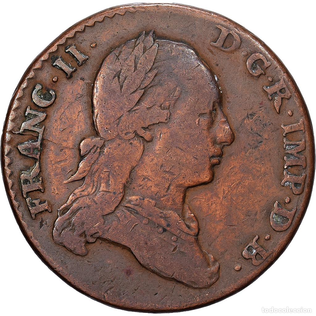 Monedas antiguas de Europa: [#1513131] PA&Iacute;SES BAJOS AUSTRIACOS, Franz II, 2 Liards, 2 Oorden, 1793, Brussels, Cobre