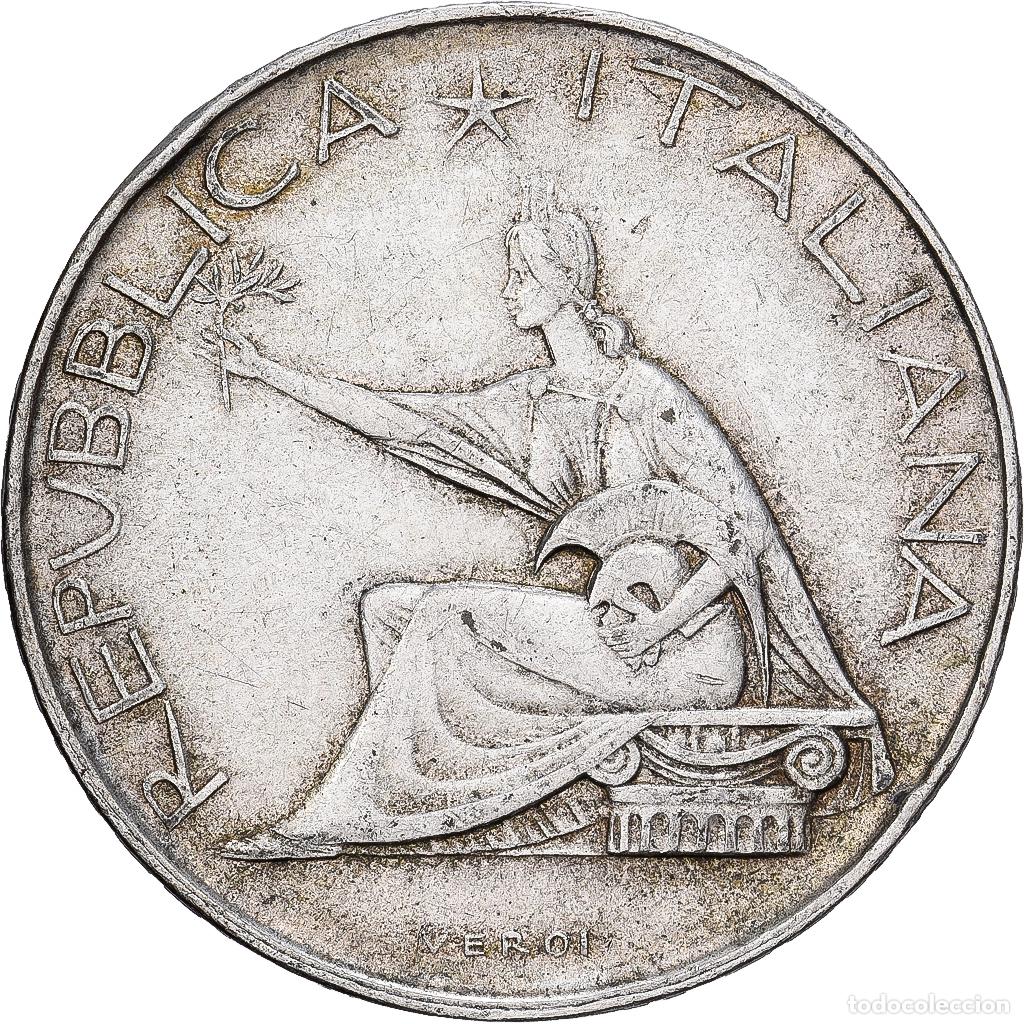 Monedas antiguas de Europa: [#1530051] Moneda, Italia, 500 Lire, 1961, Rome, MBC, Plata, KM:99