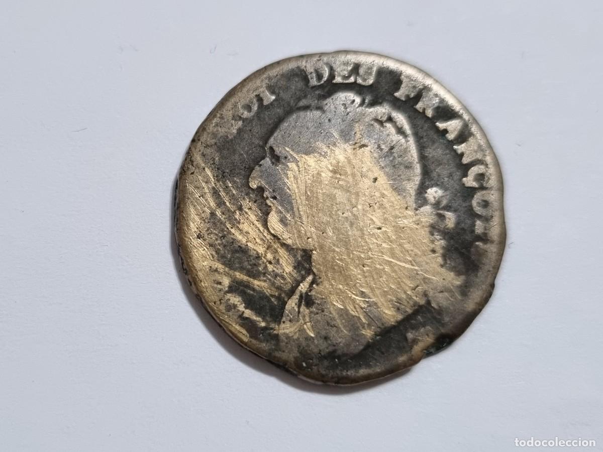 Monedas antiguas de Europa: Antigua Moneda Francesa Francia 12 Deniers 1792-D ROIS DE FRAN&Ccedil;OIS Coleccionista