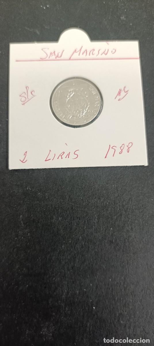 Monedas antiguas de Europa: SAN MARINO 2 LIRAS 1988 S/C KM=219 (ALUMINIO)