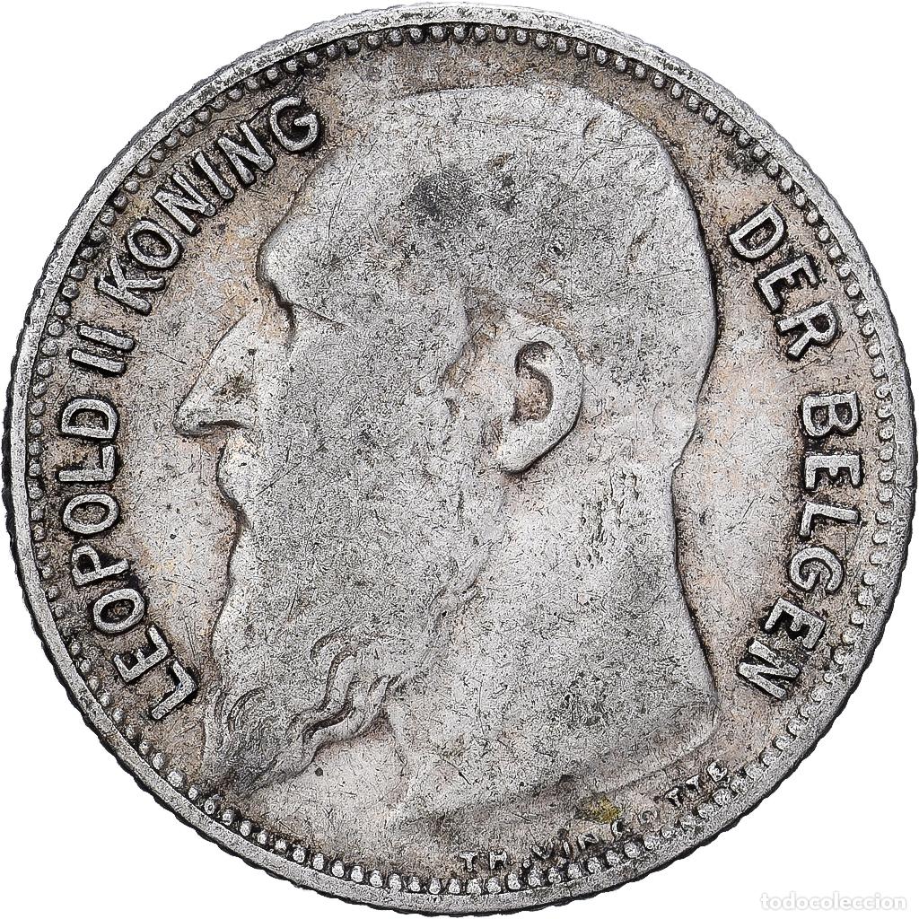 Moedas antigas da Europa: [#1530064] Moneda, B&eacute;lgica, Franc, 1904, BC+, Plata, KM:57.1