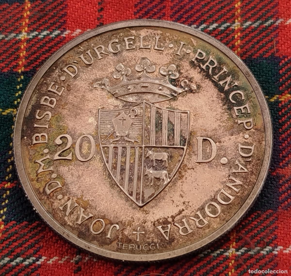 Monedas antiguas de Europa: Andorra 20 diners 1984
